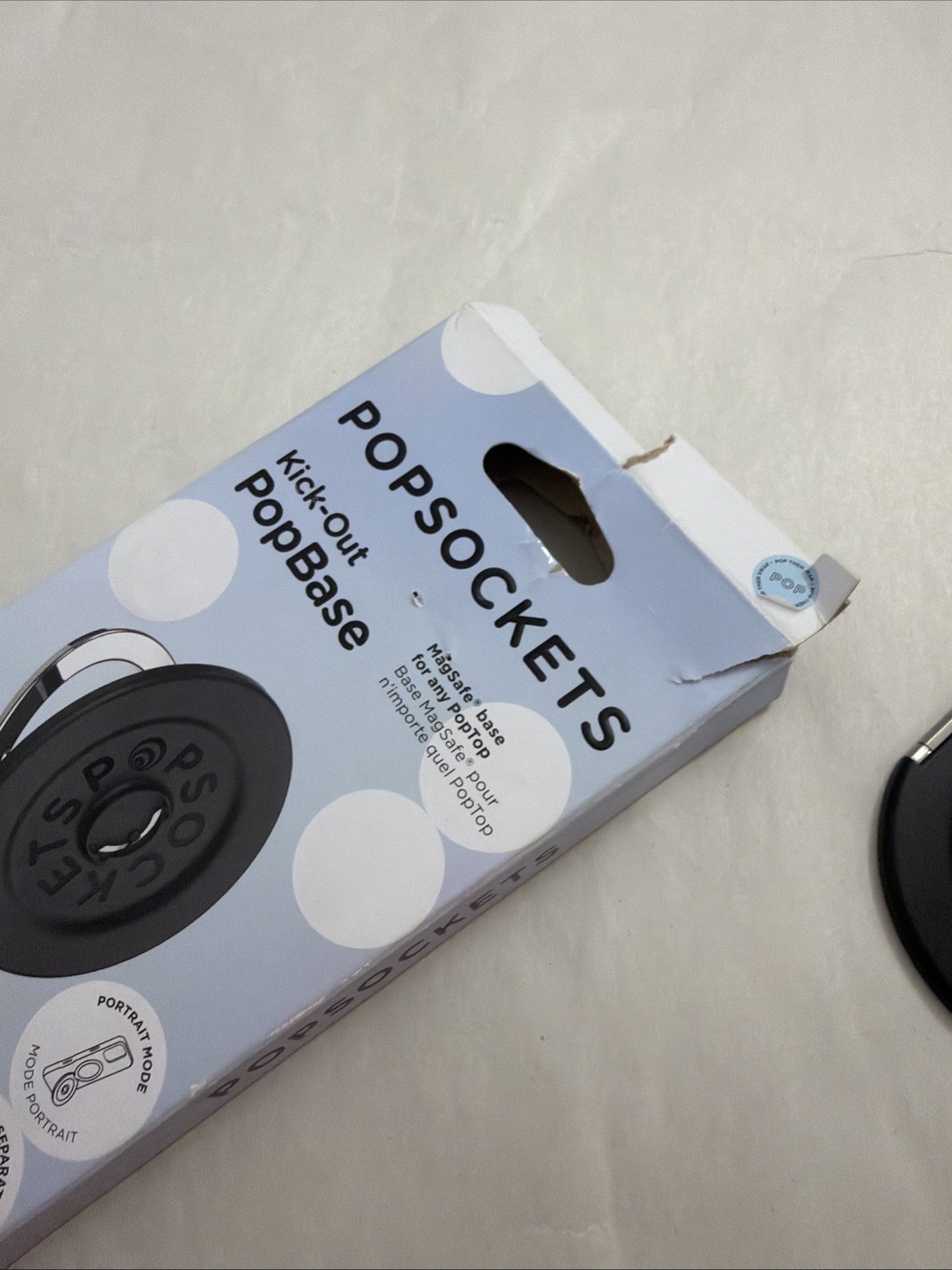 PopSockets MagSafe Kick-Out PopBase Base For Any Poptop Black PREOWNED!