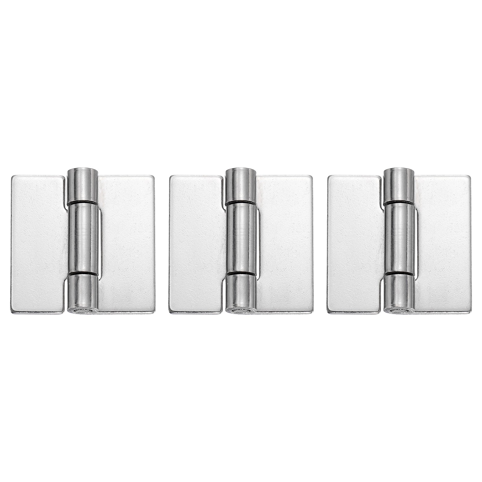 3 Pack Heavy Duty Weldable Hinges, 1.5"x1.57"x0.08" Weld on Butt Hinge, Silver