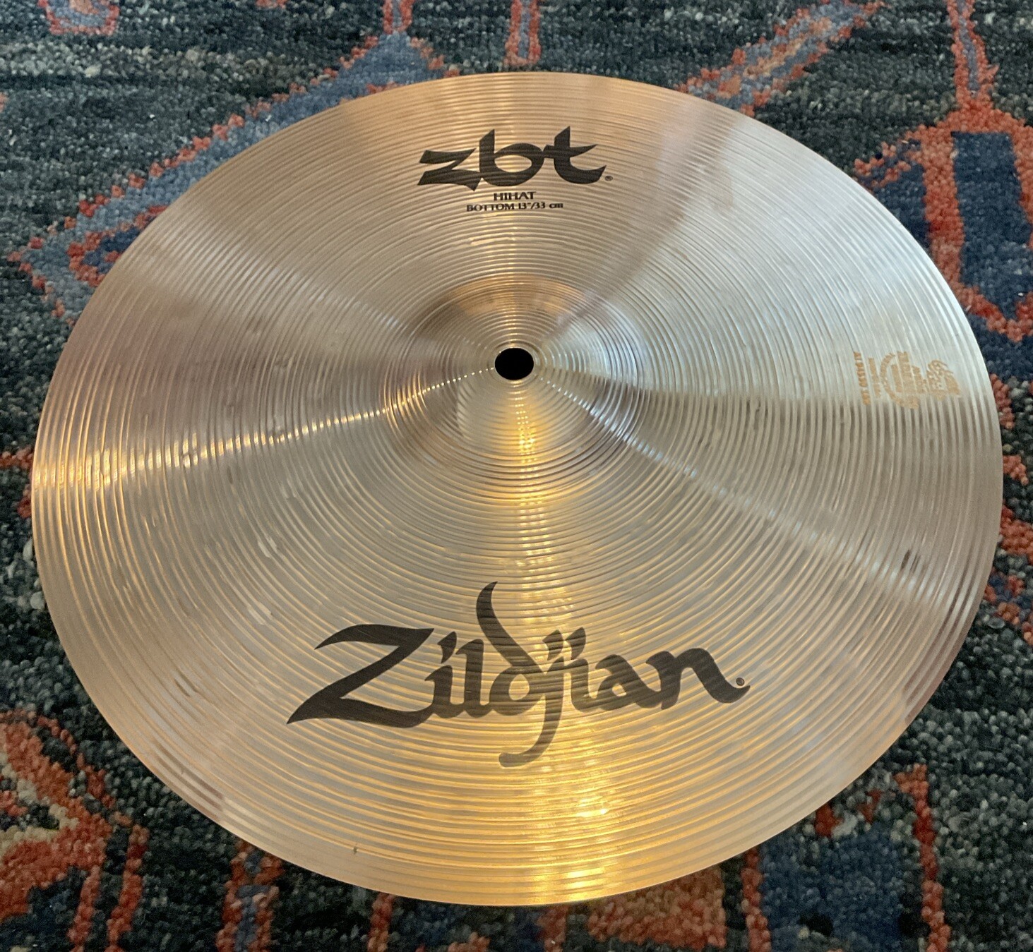 Zildjian 13” ZBT Hi Hat Cymbal bottom B8 bronze discontinued