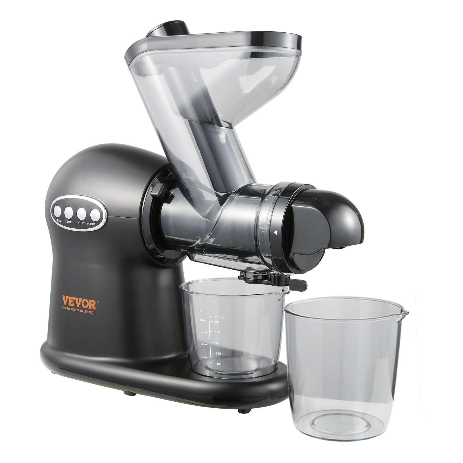 VEVOR Masticating Slow Juicer Electric Cold Press Squeezer Juice Extractor 200W