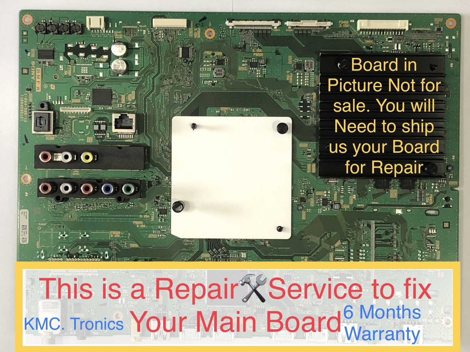 Repair🛠Service For Sony XBR-75X940C A2072572A A-2072-529-A Main Board