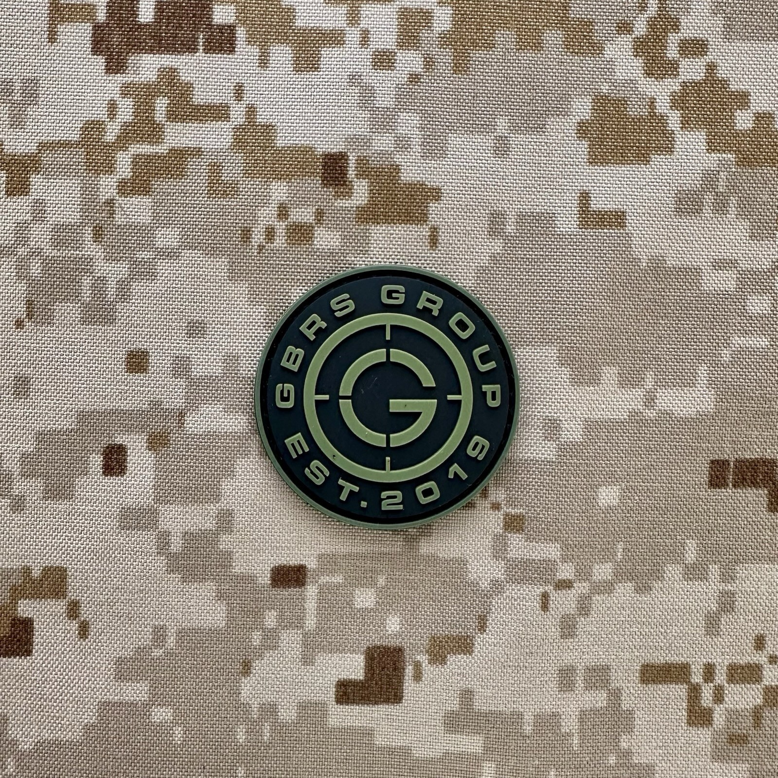 GBRS Group CL PVC Morale Patch - OD GREEN