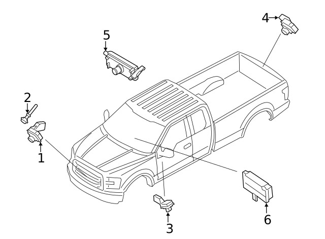 Genuine Ford Control Module ML3Z-14G647-U