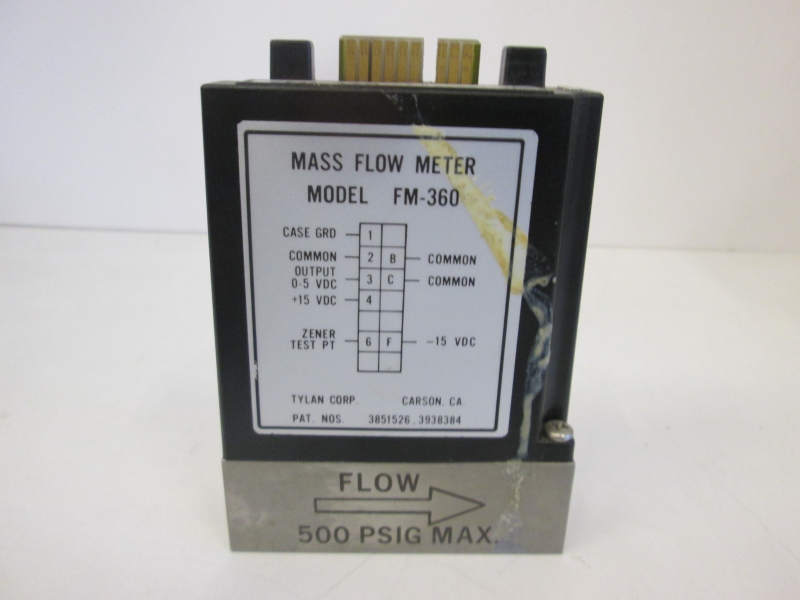 Tylan, FM-360, Mass Flow Controller, N2, 5 SLPM, Used