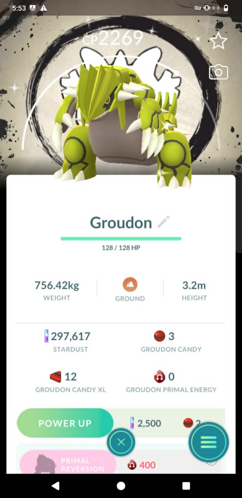 Pokémon Shiny Groudon Special Background Go Fest 2026 - GO Read description