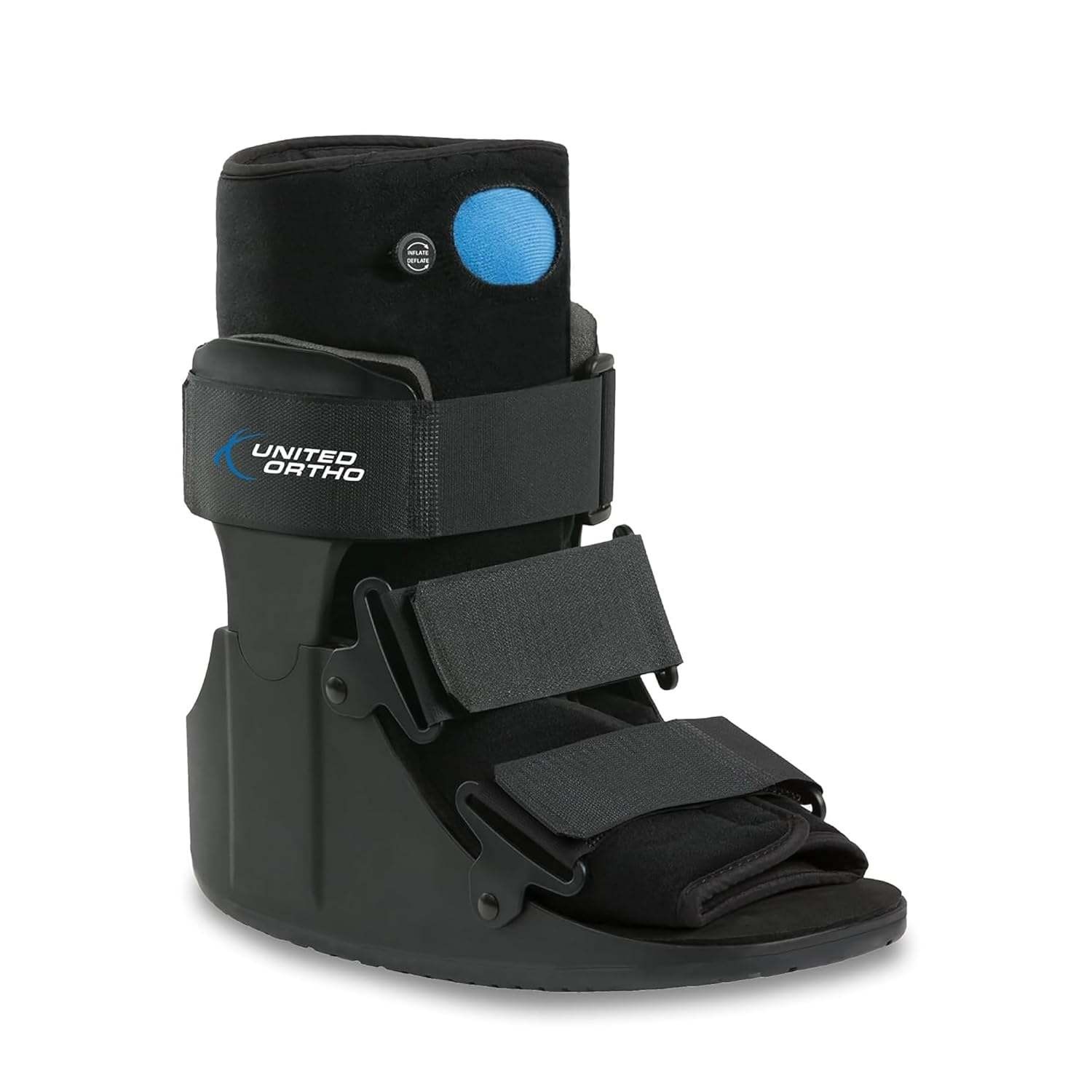 United Ortho USA14115 Size M, Black Short Air Cam Walker Fracture Boot, Fits