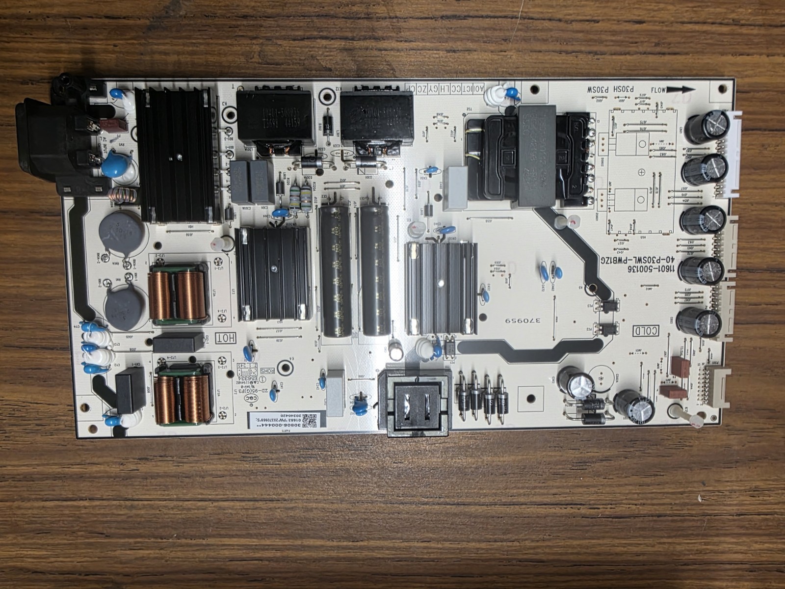 TCL 75" 75Q691F Power Supply Board 30805-000444 (40-P30SWL-PWB1ZG)