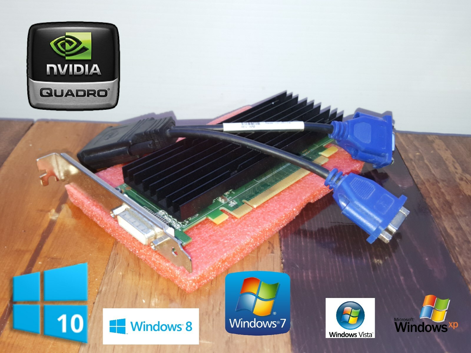 Windows 10 HP Pavilion p6720f p6520y p6521c p6523w Dual VGA Video Card