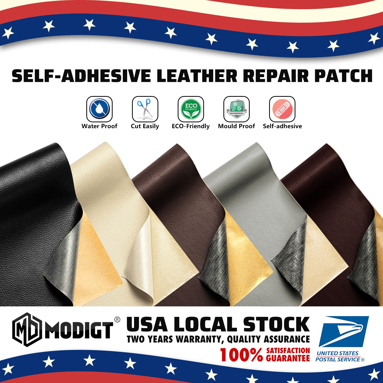 Leather-Repair-Patch Self-Adhesive Leather Refinisher-Cuttable Sofa Repair-Patch