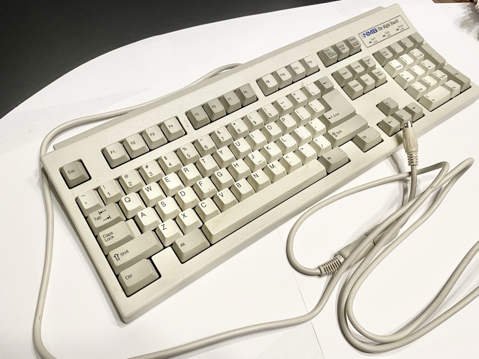 VINTAGE NMB Computer Keyboard RT6855T+ Untested