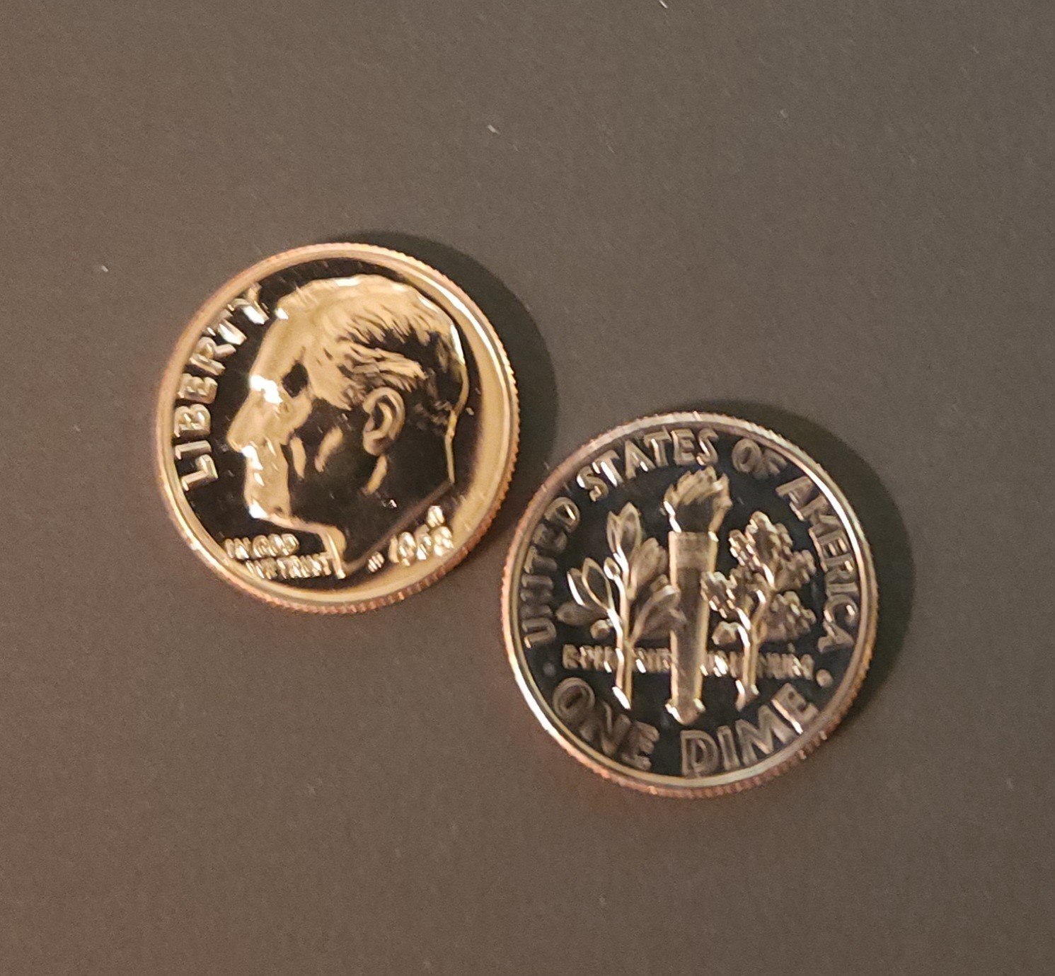 1968 S Roosevelt Dime Choice Proof 10c US Coin Free Shipping!