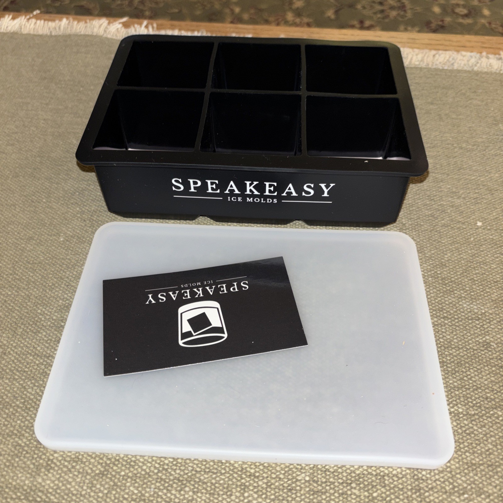 Iowa State Cyclones. Silicone 6 Cube Mold. Speakeasy Custom Silicone Ice Molds.