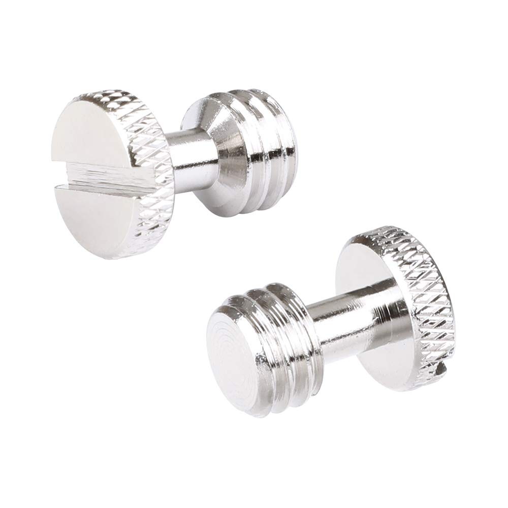 2 PCS 3/8"-16 Slotted Screw Fits Camera Quick Release Plate Accessory 2026