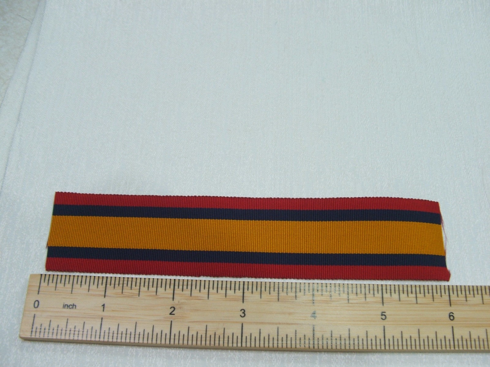 QUEENS SOUTH AFRICA BOER WAR ORIGINAL SILK  MEDAL RIBBON 6 INCHES LENGTH