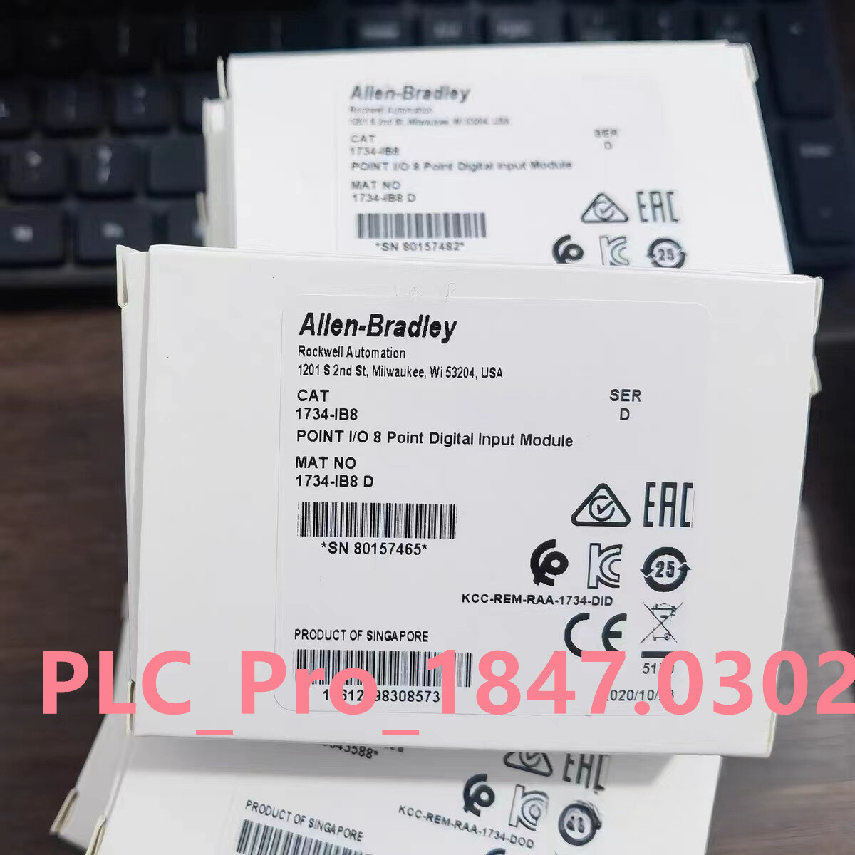 1734IB8  New Factory Sealed AB 1734-IB8 SER D 8 Point Digital Input Module 1PC