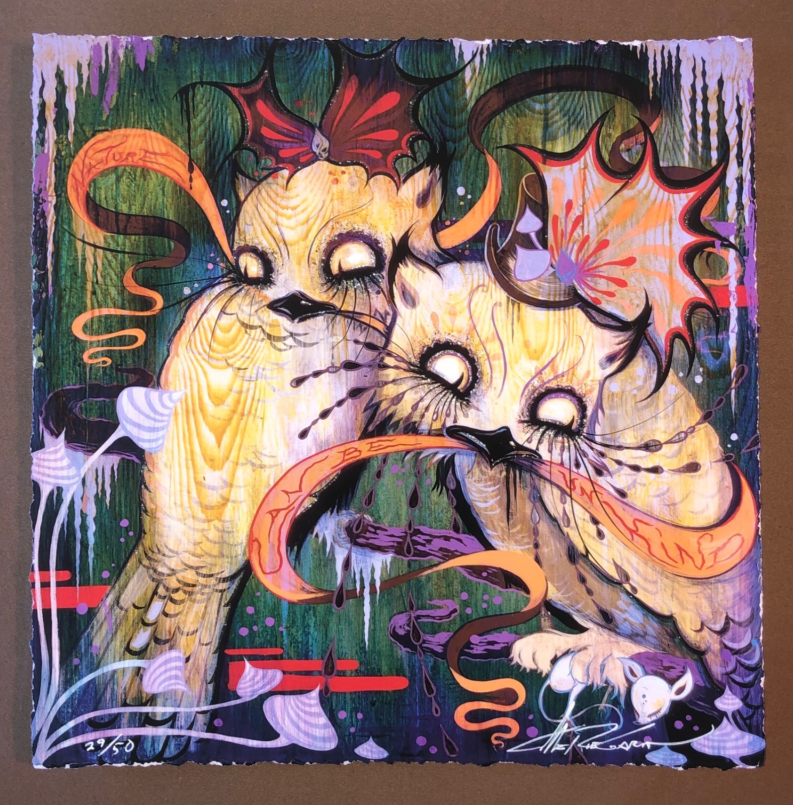 Camille Rose Garcia Owl Nature Can Be Unkind Print signed 29/50 *** LAST ONE