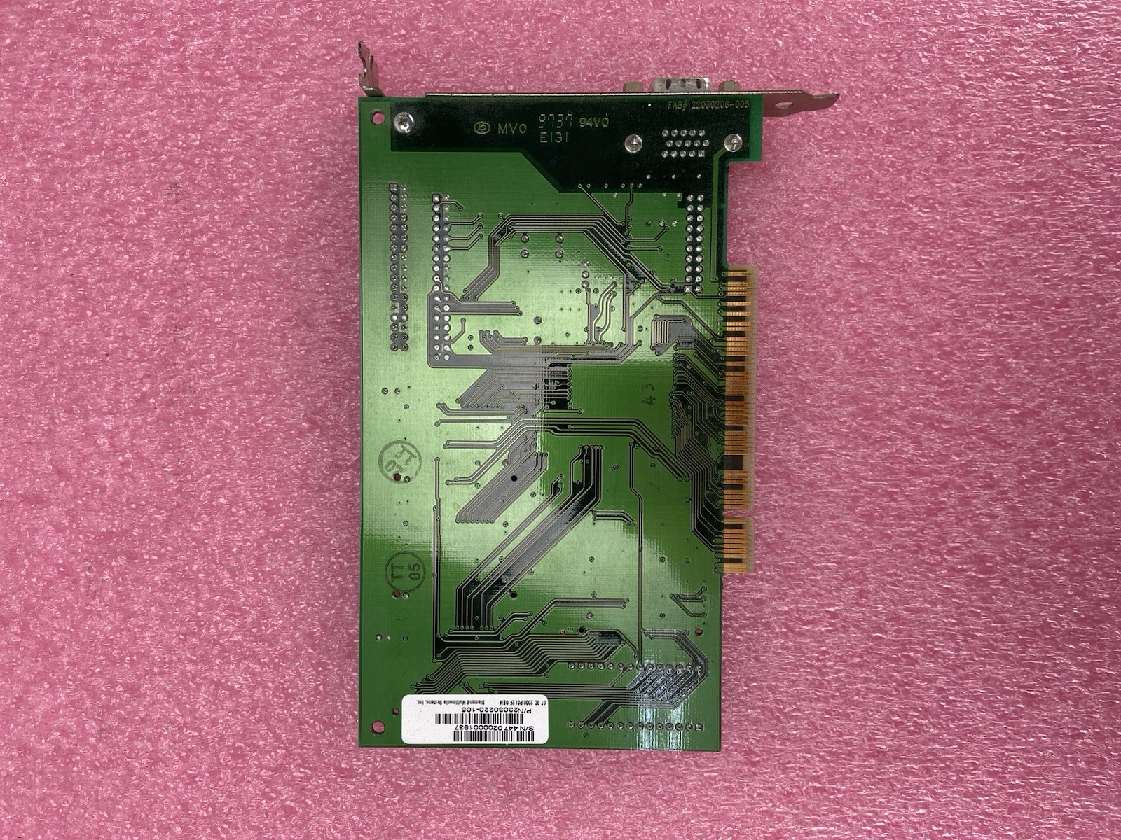 Diamond Multimedia Stealth 3D 2000 PCI Graphics Card