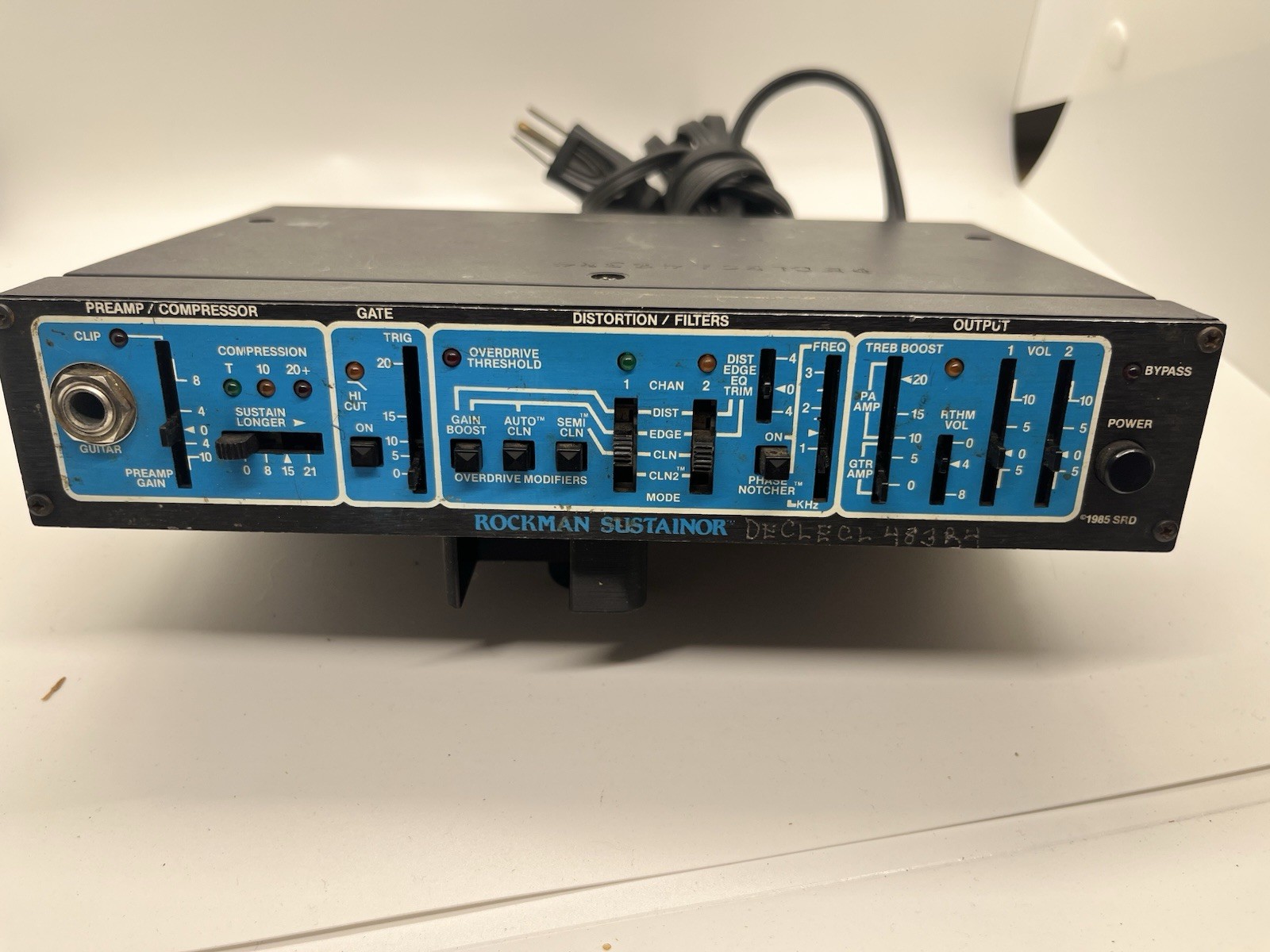 Vintage  Rockman. Sustainer, -September 3 "82 E/C