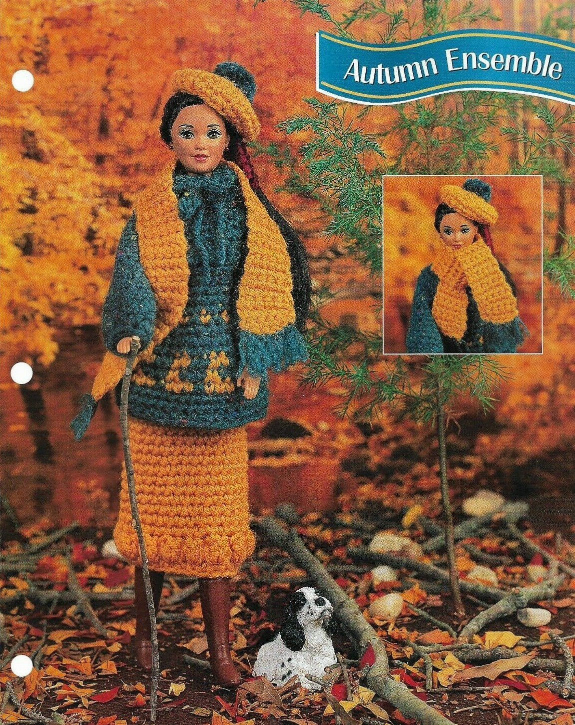 NEW AUTUMN ENSEMBLE OUTFIT FASHION DOLL ANNIE'S CROCHET PATTERN INSTRUCTIONS