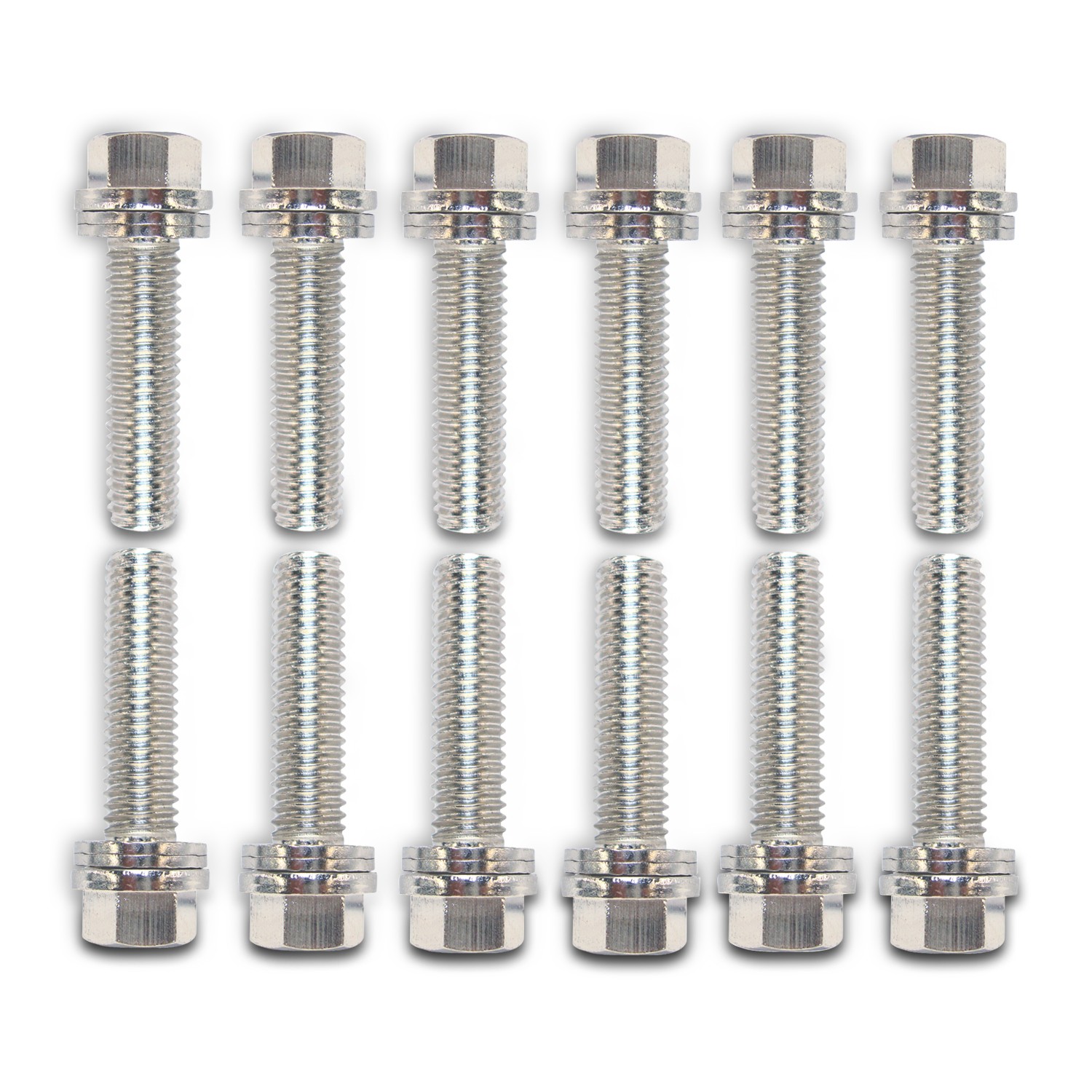 Proform 66826 Engine Header Bolts For GM LS Engines with 3/8" Wide Flange
