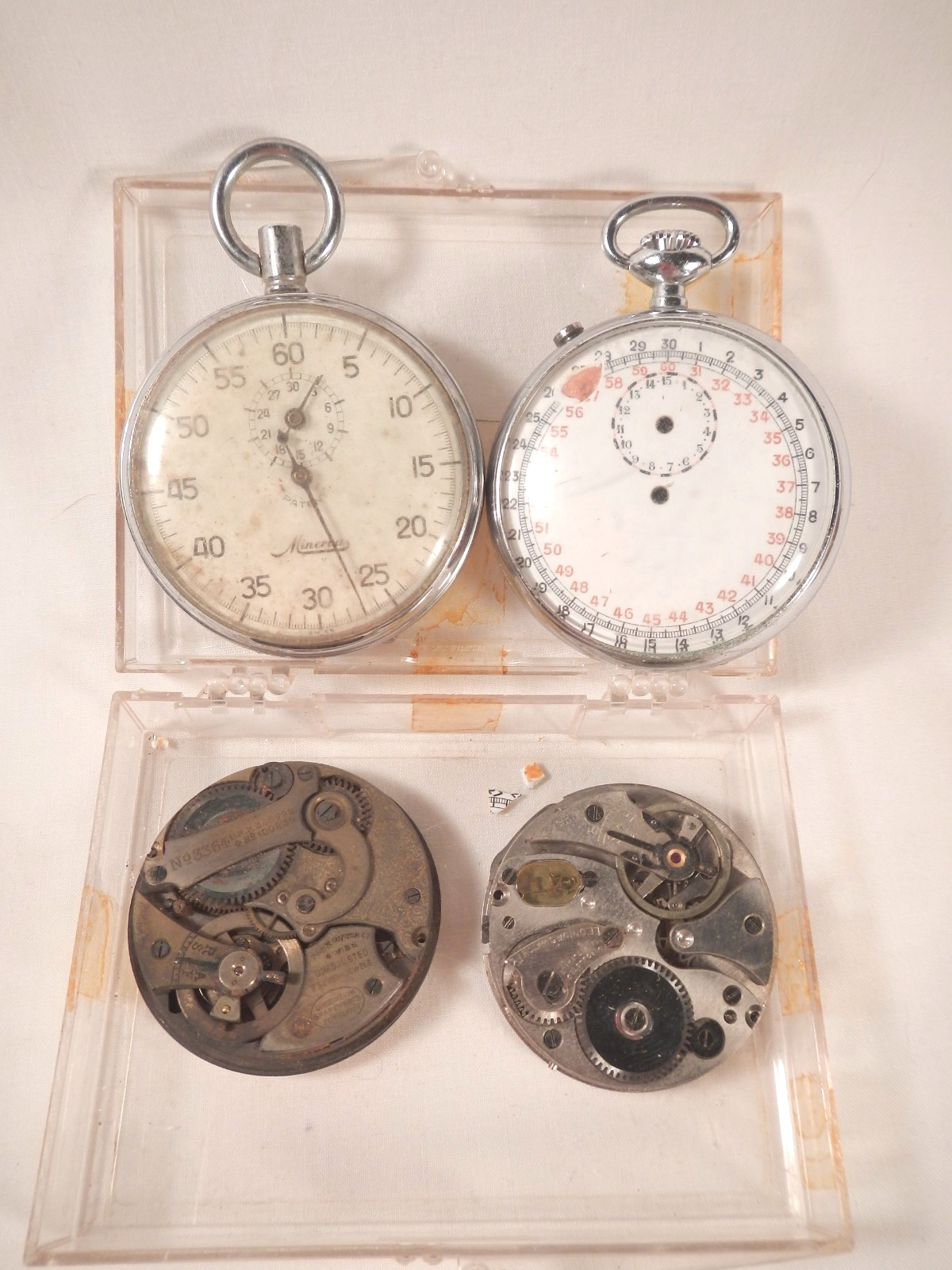 Leonidas, Minerva, Park 'Jockey Club' Stopwatches Timer Parts or Repair