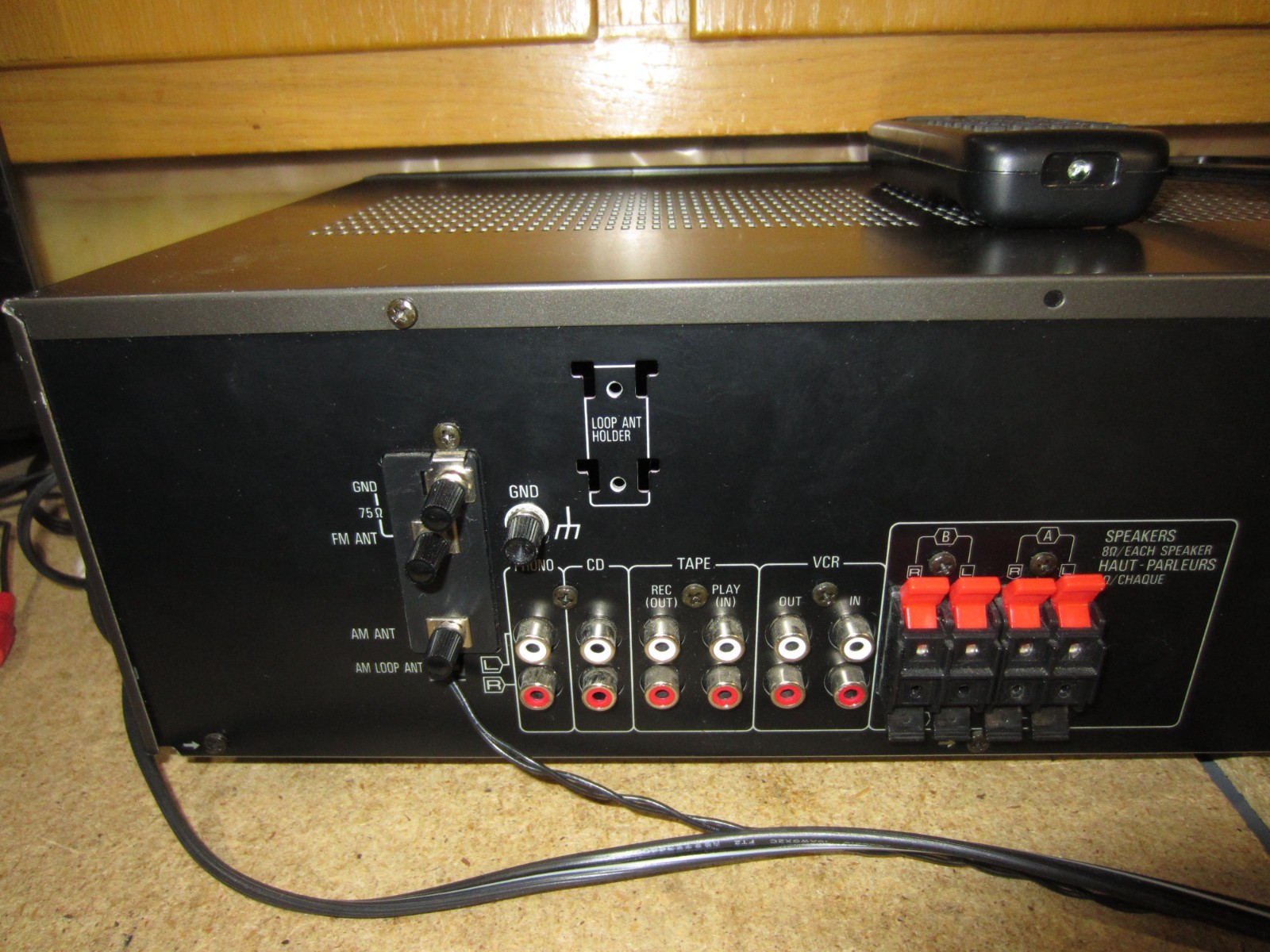 Technics SA-EX110 AV Control AM/FM Stereo Receiver With Remote Bundle. Works!