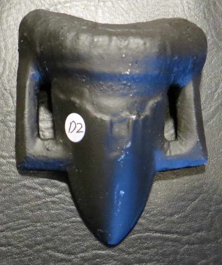 megalodon dive weight  hand cast lead d4