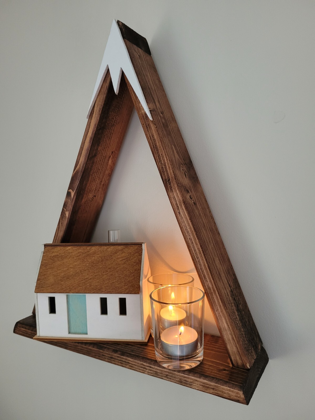 Rustic Mountain Shelf