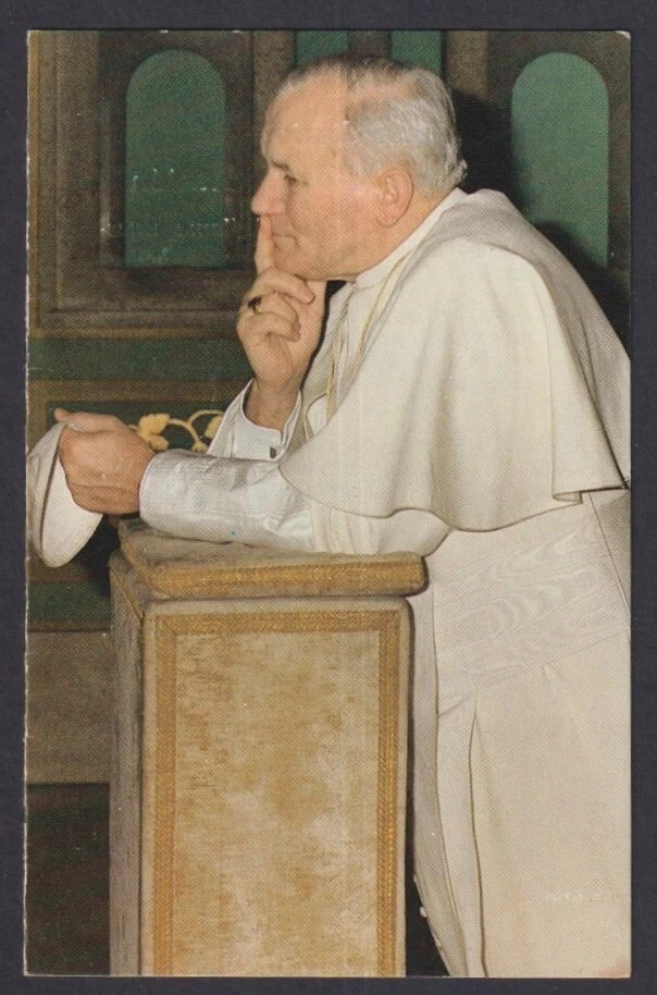 Holy card del Papa Juan Pablo II santino image pieuses estampa