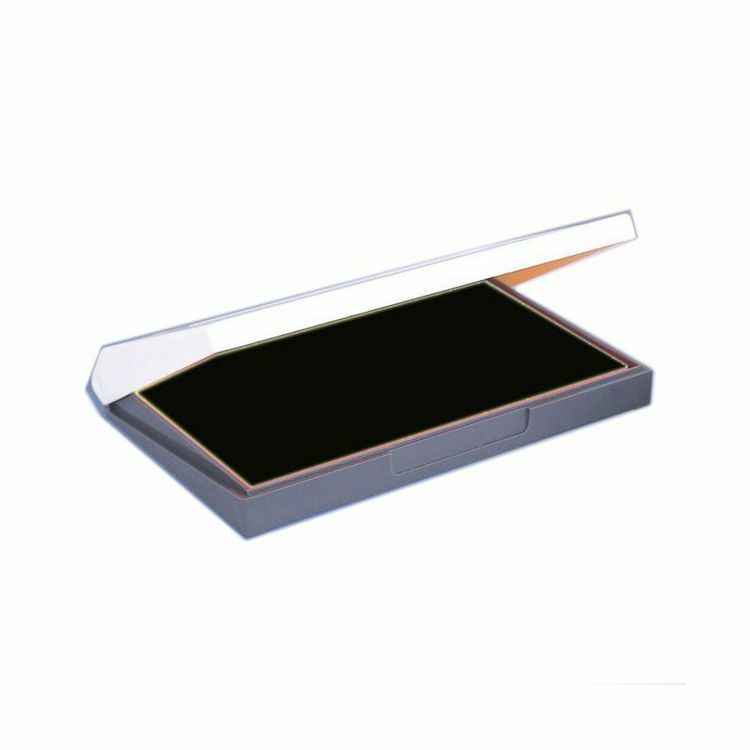 Small Stamp Pad, 2.5 x 3.5" (57x88mm), BLACK, Shiny Brand Size 0