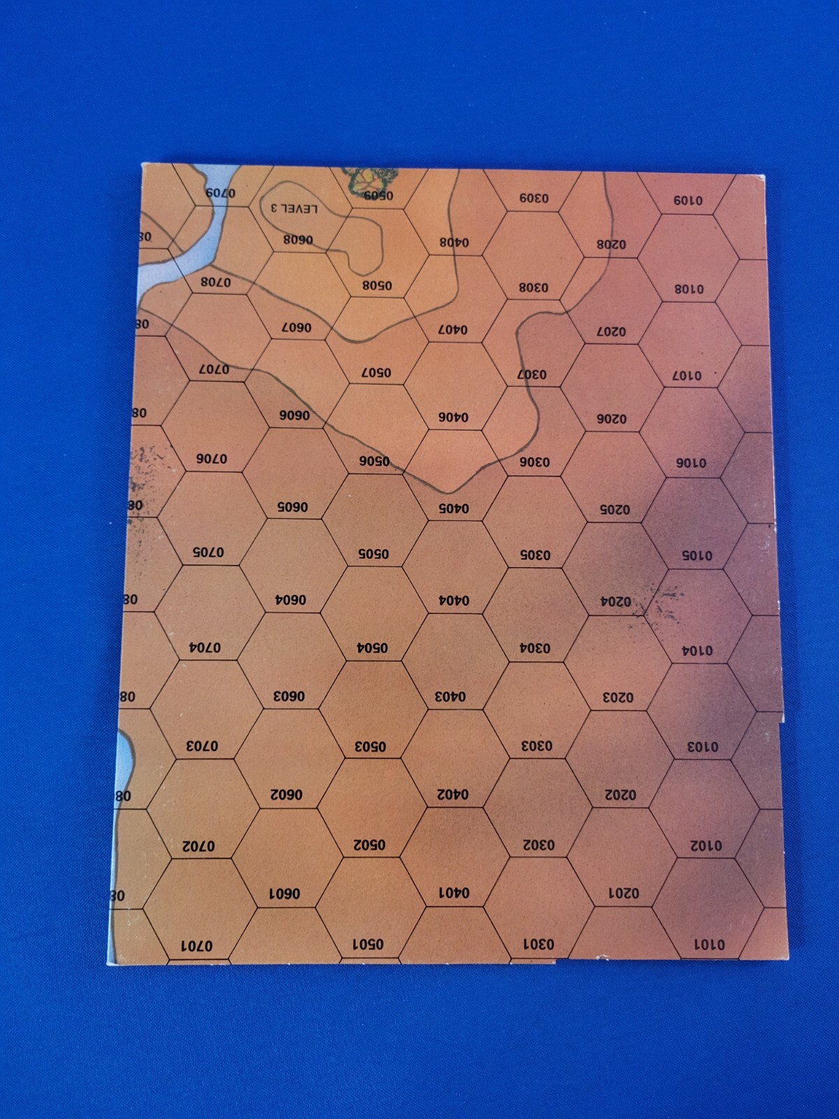 Battletech Mountain Lake Map - FASA