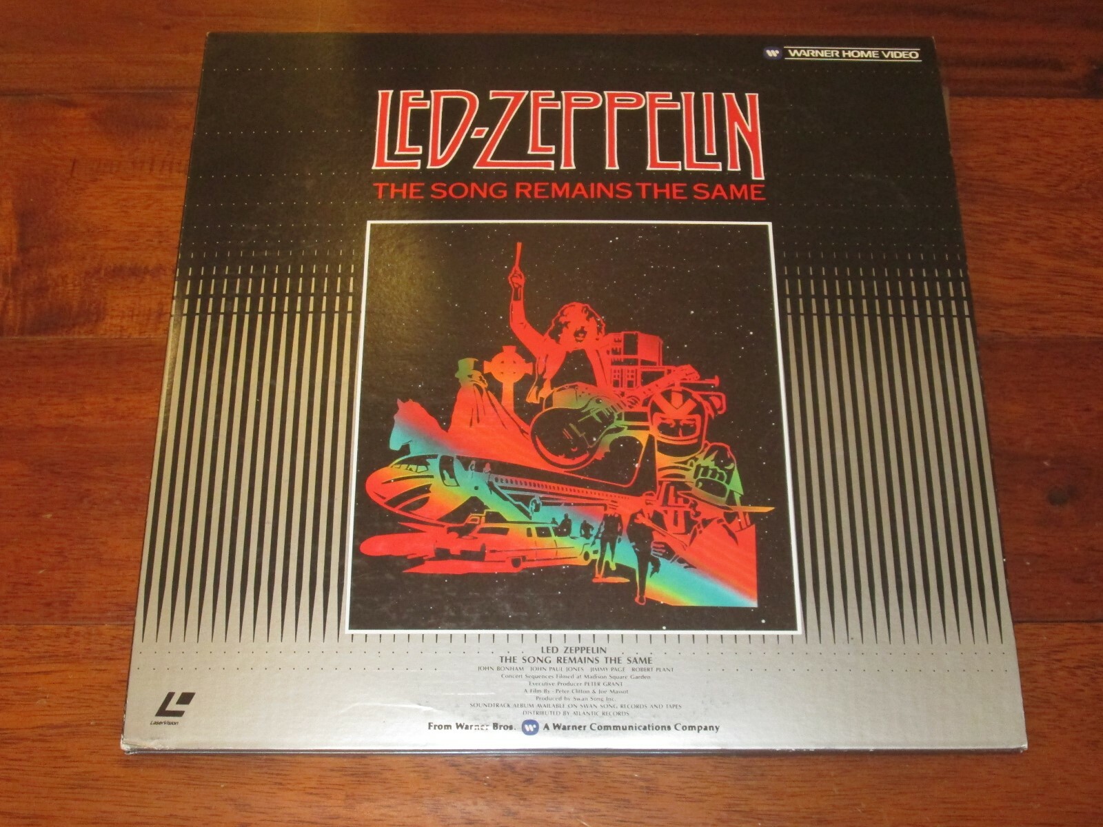 12" LaserDisc In Concert & Beyond Led Zeppelin the Song Remains the Same MINT