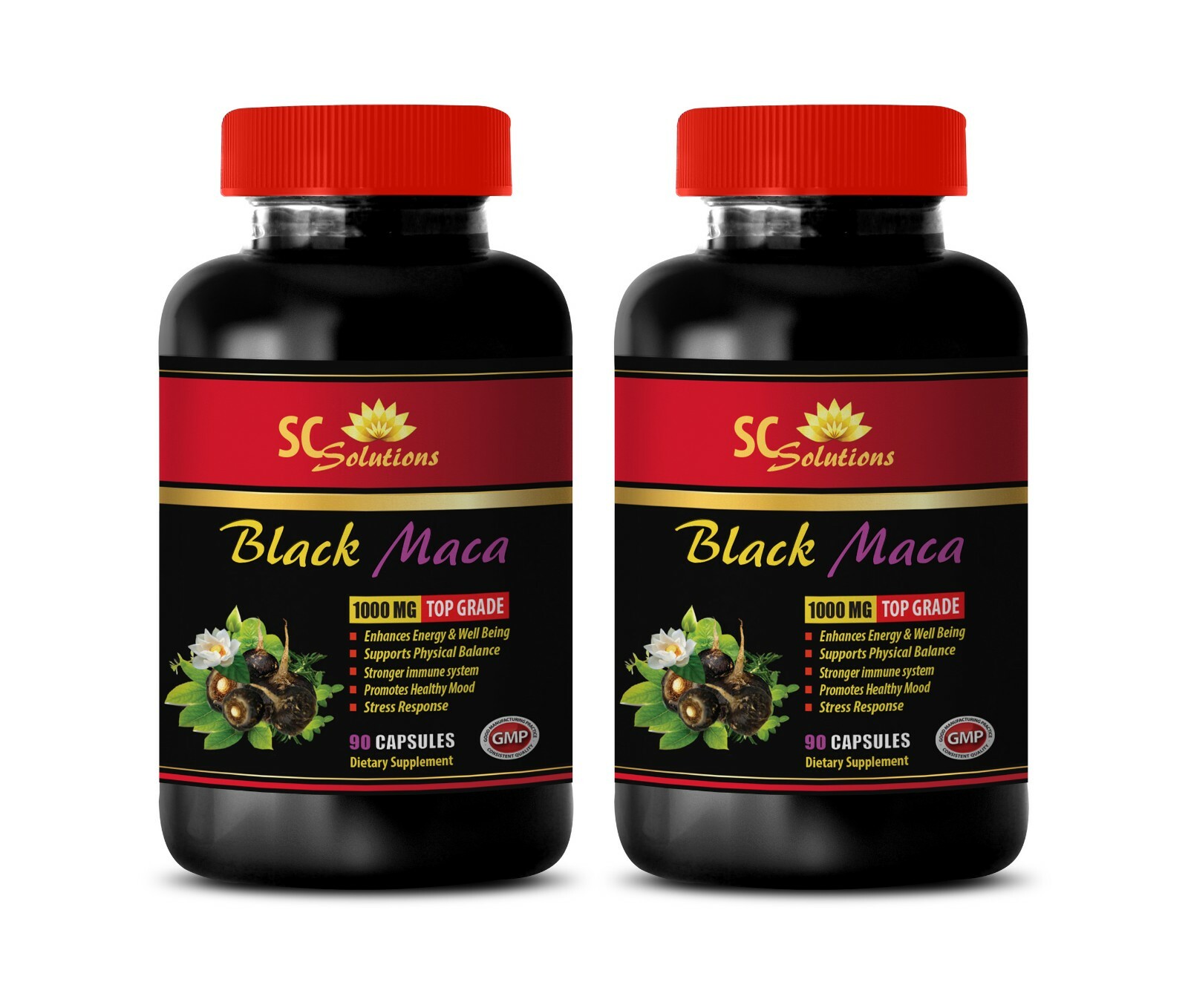 brain booster supplements - BLACK MACA men sexual performance enhancement 2 BOTT