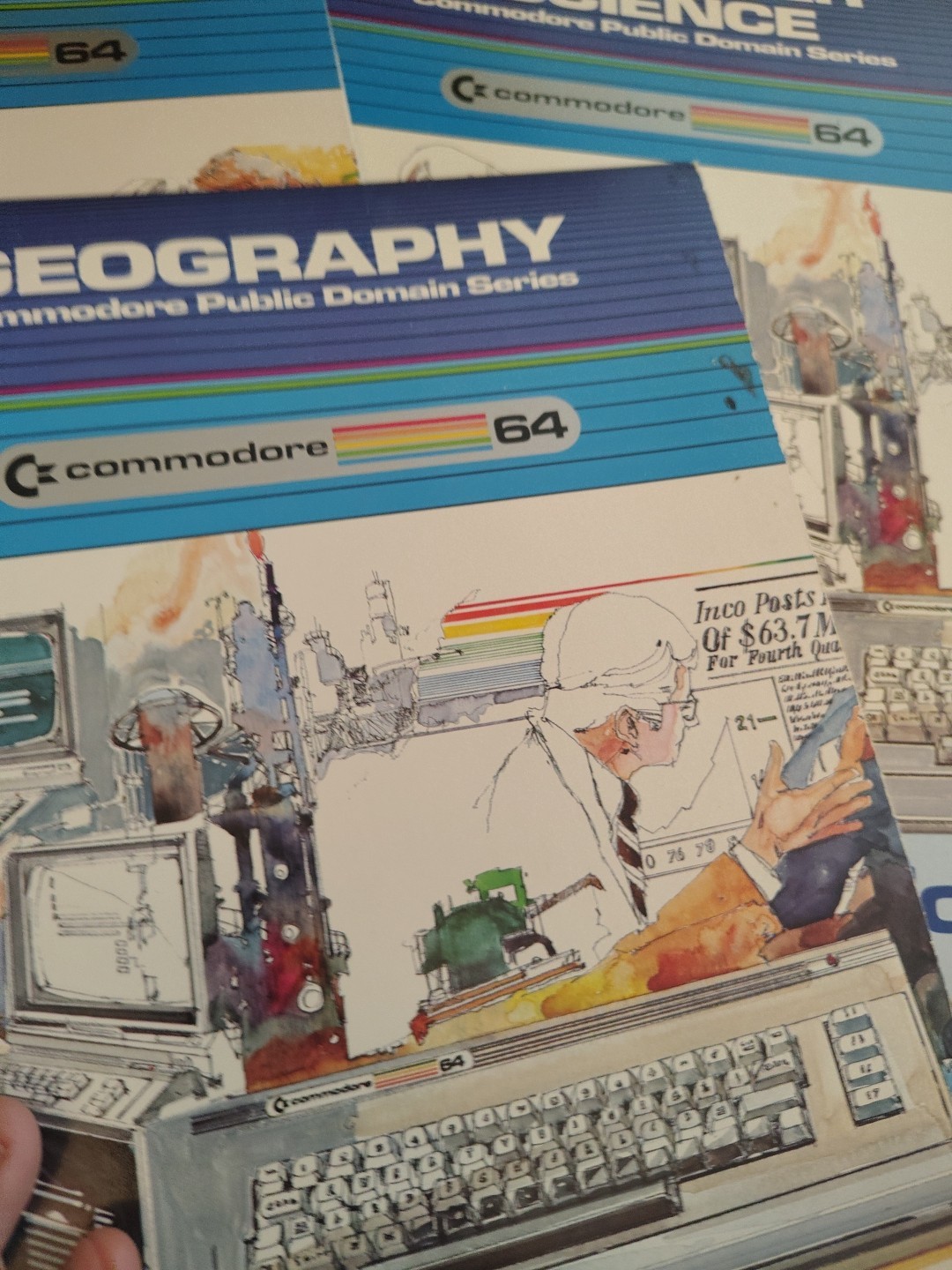 Commodore 64 Public Domain Series Math Viii Comp Science And Geography