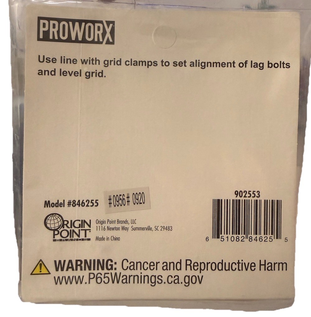 Proworx Suspended Ceiling Leveling Line 450 ft 10 Pack Grid Layout Tool