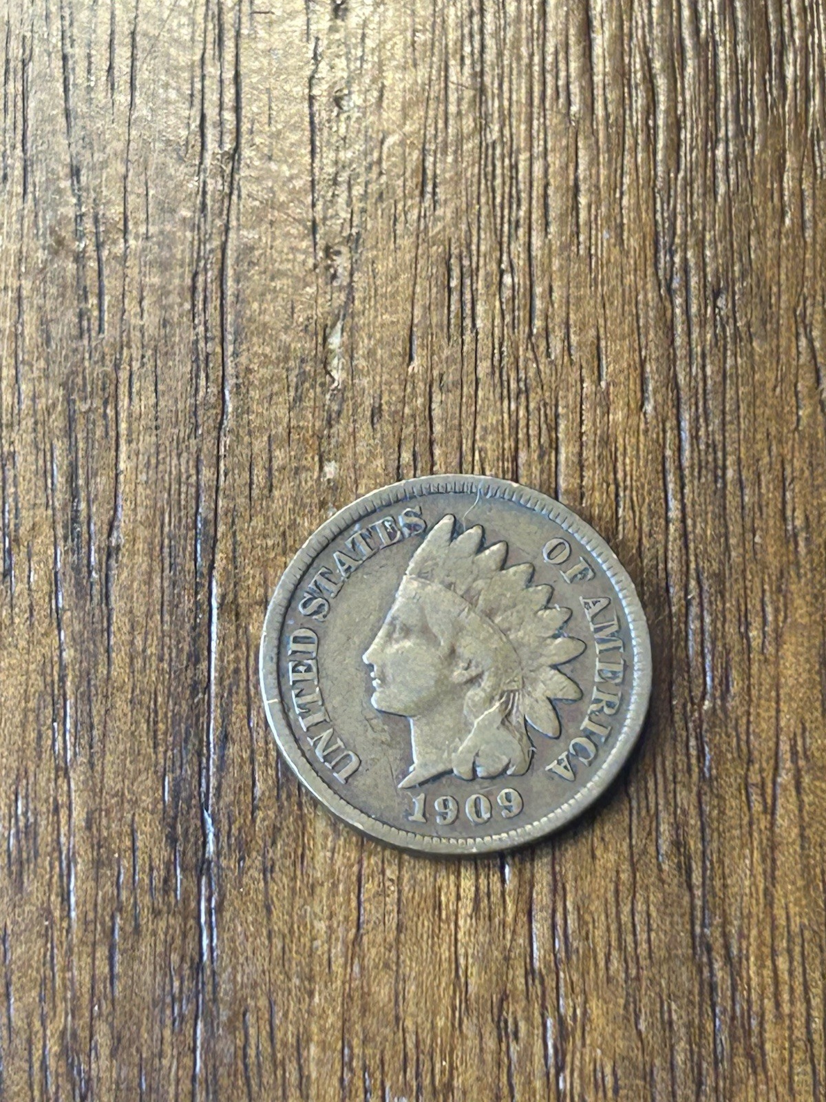 1909 Indian Cent VG+