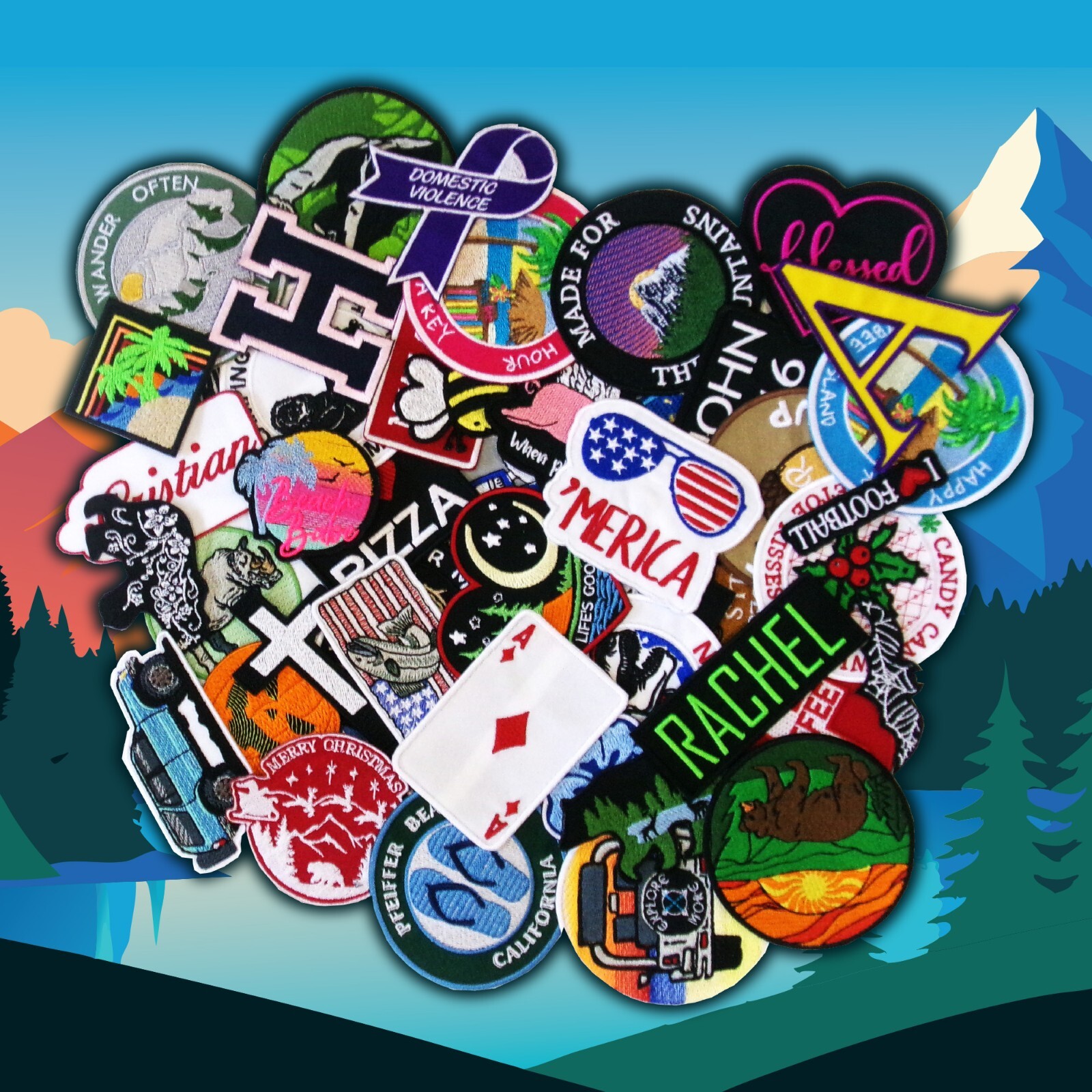 Custom Embroidered Personalized - Your Own Design Logo Image Patch