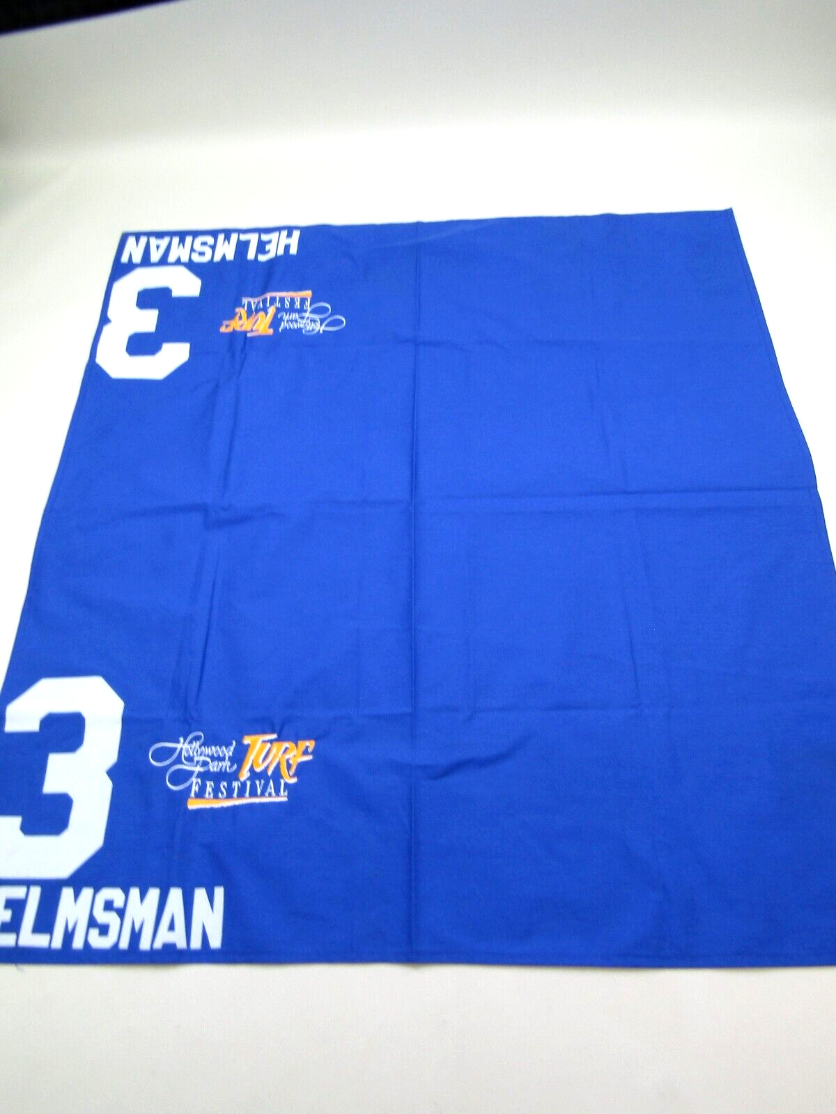 Helmsman Equestrian Cover Race Horse #3 Hollywood Park Turf Festival Collectible