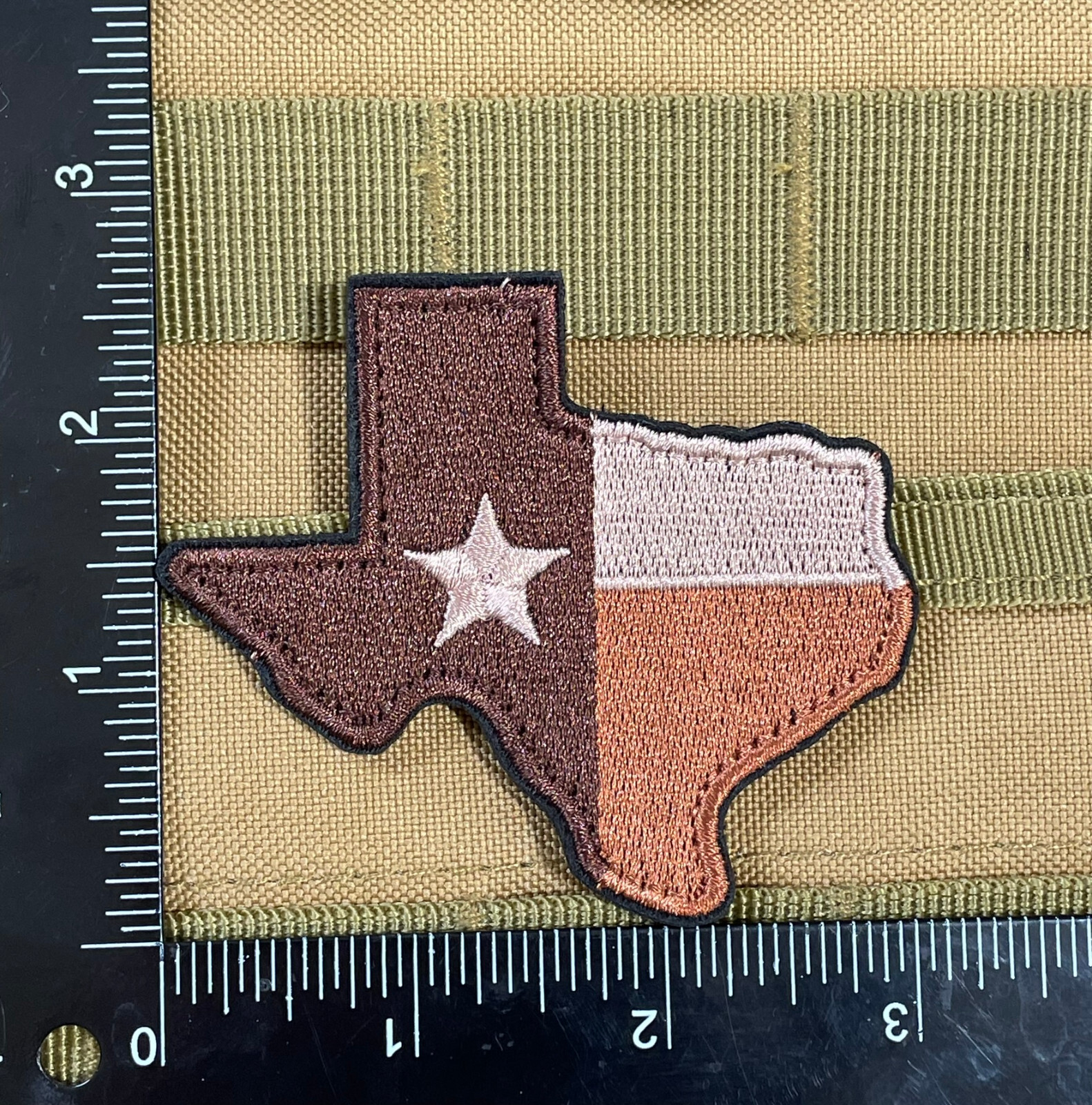 Teax Flag Patch Tactical Military Morale Hook Loop backed