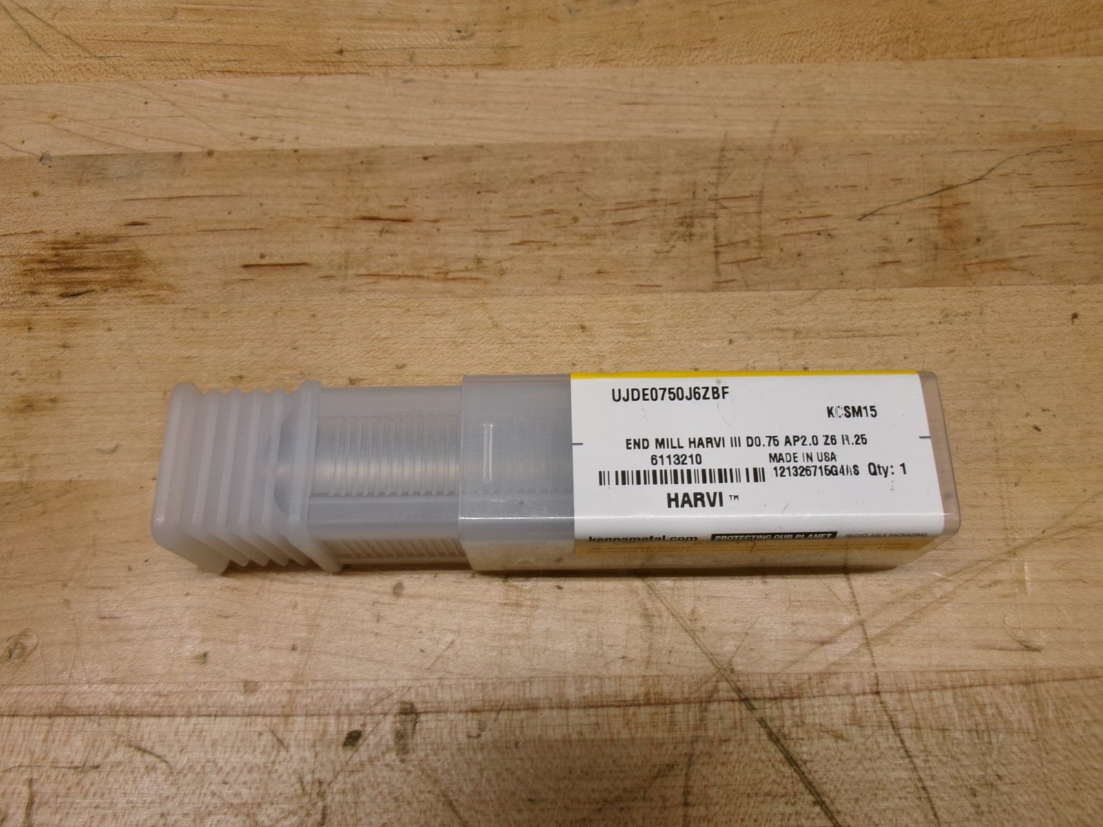 Kennametal | Carbide End Mill  | # 6113210 | 0.75 in x 4.5 in