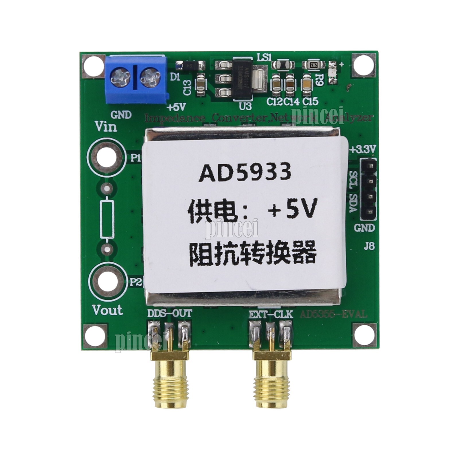 AD5933 Impedance Converter and Network Analyzer Module with 12Bit Resolution