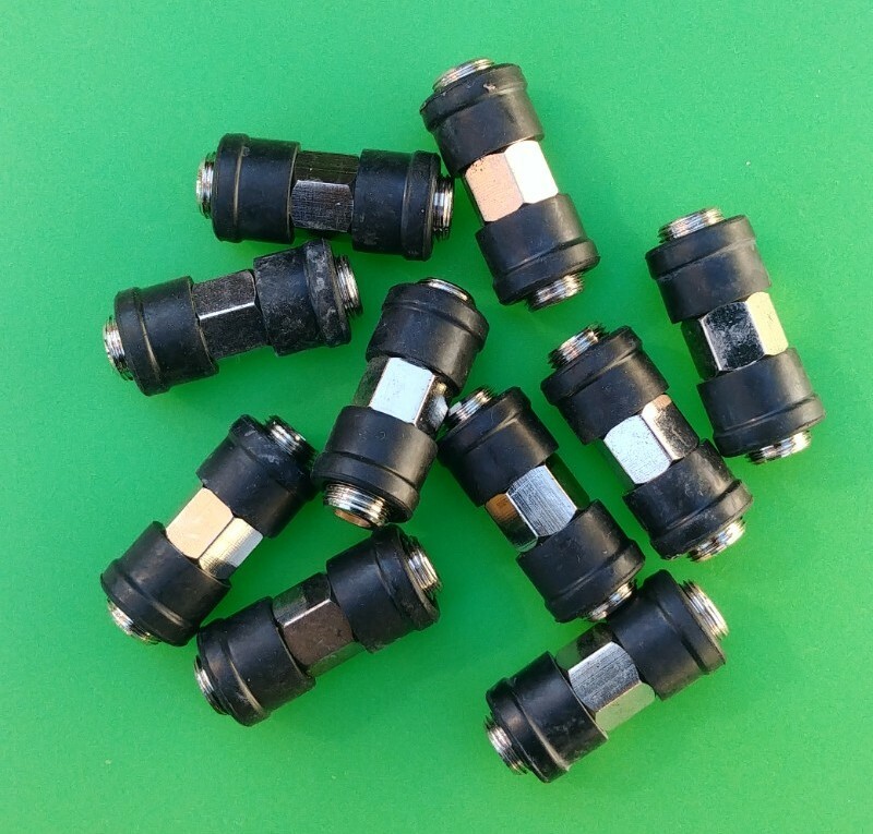 (10 PCS) F81 Coax Barrel RG6 Splice Connector Weather Seal DTVF81O-05 3GHz