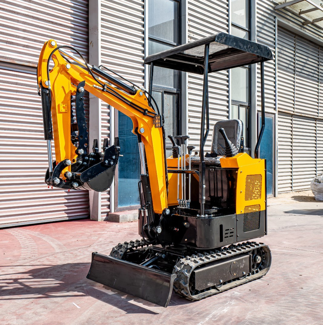 CA Pick up 3300lbs Mini Excavator Rubber Track Digger with 13.5HP B&S EPA Engine