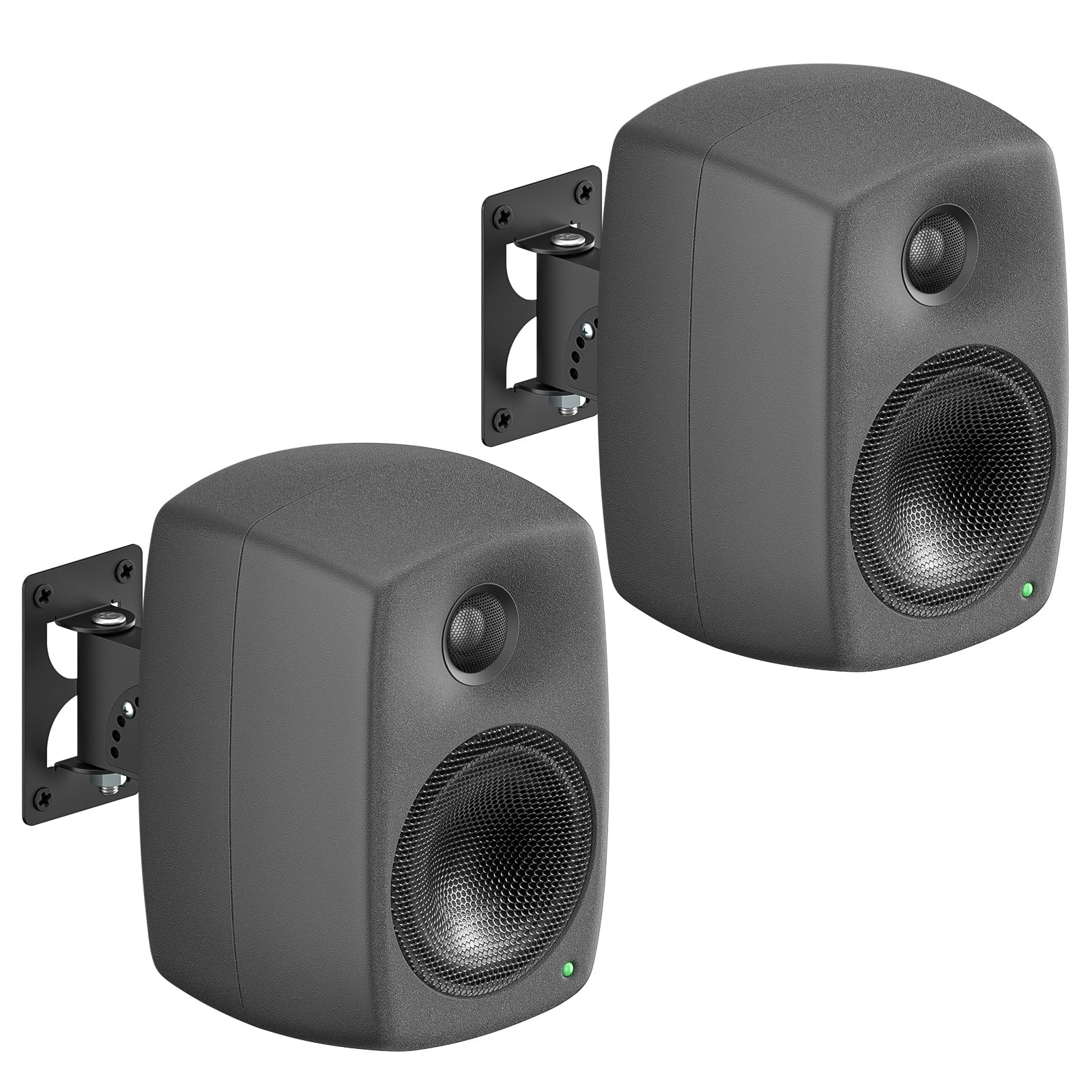 Metal Speaker Wall Mount for Genelec Speaker Mount - Tilt & Swivel Studio Mon...