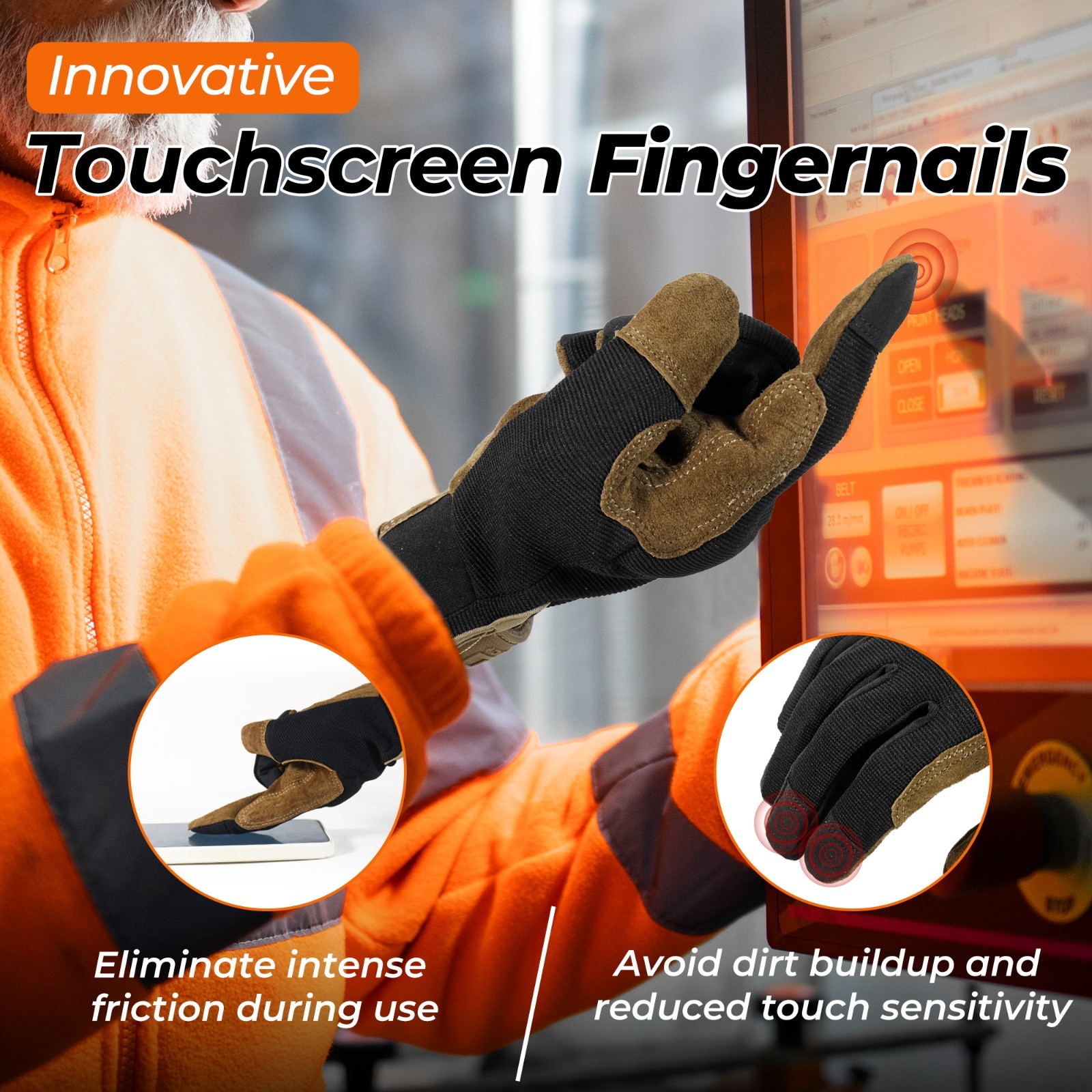 HANDLANDY Utility Mechanic Working Gloves