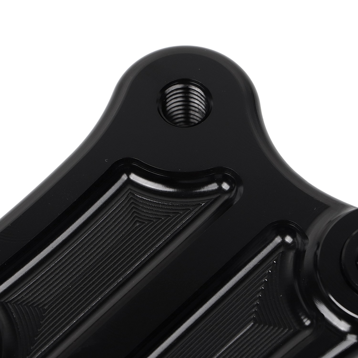 Black Aluminum Pull Plate Bracket For Harley Electra Glide Electra Glide CVO