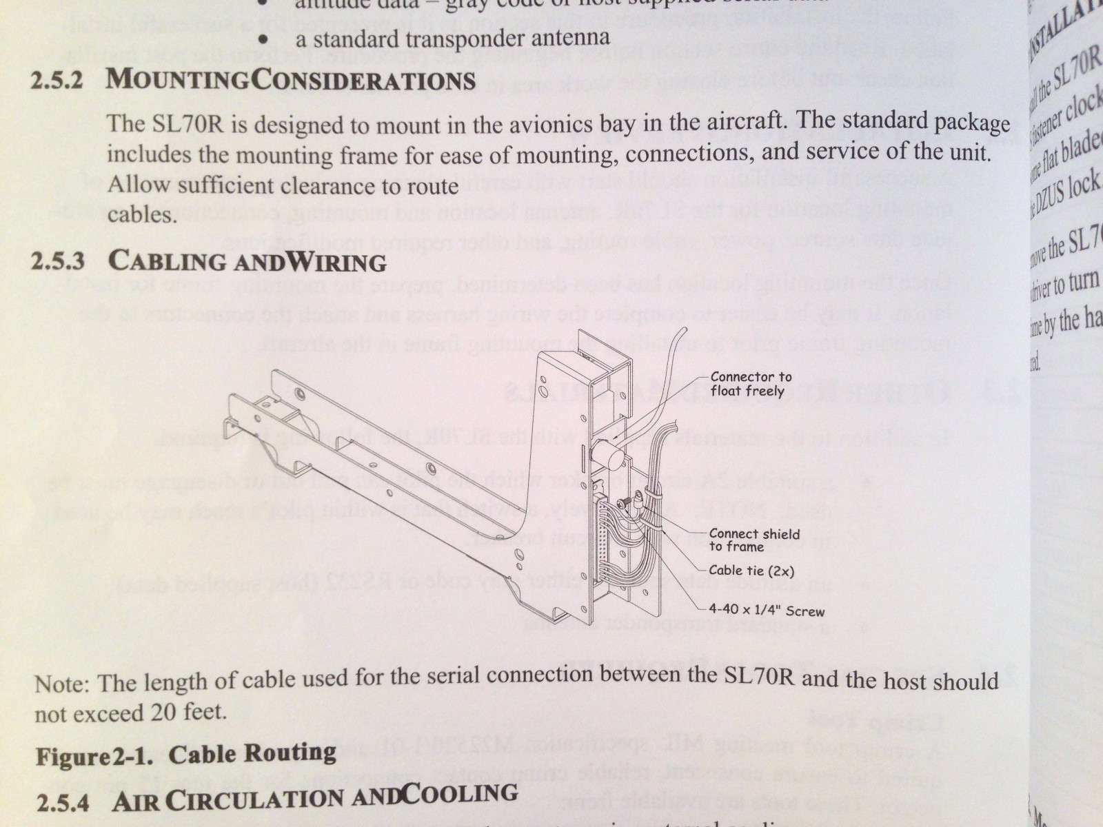 UPS Apollo SL70R Transponder Install Manual