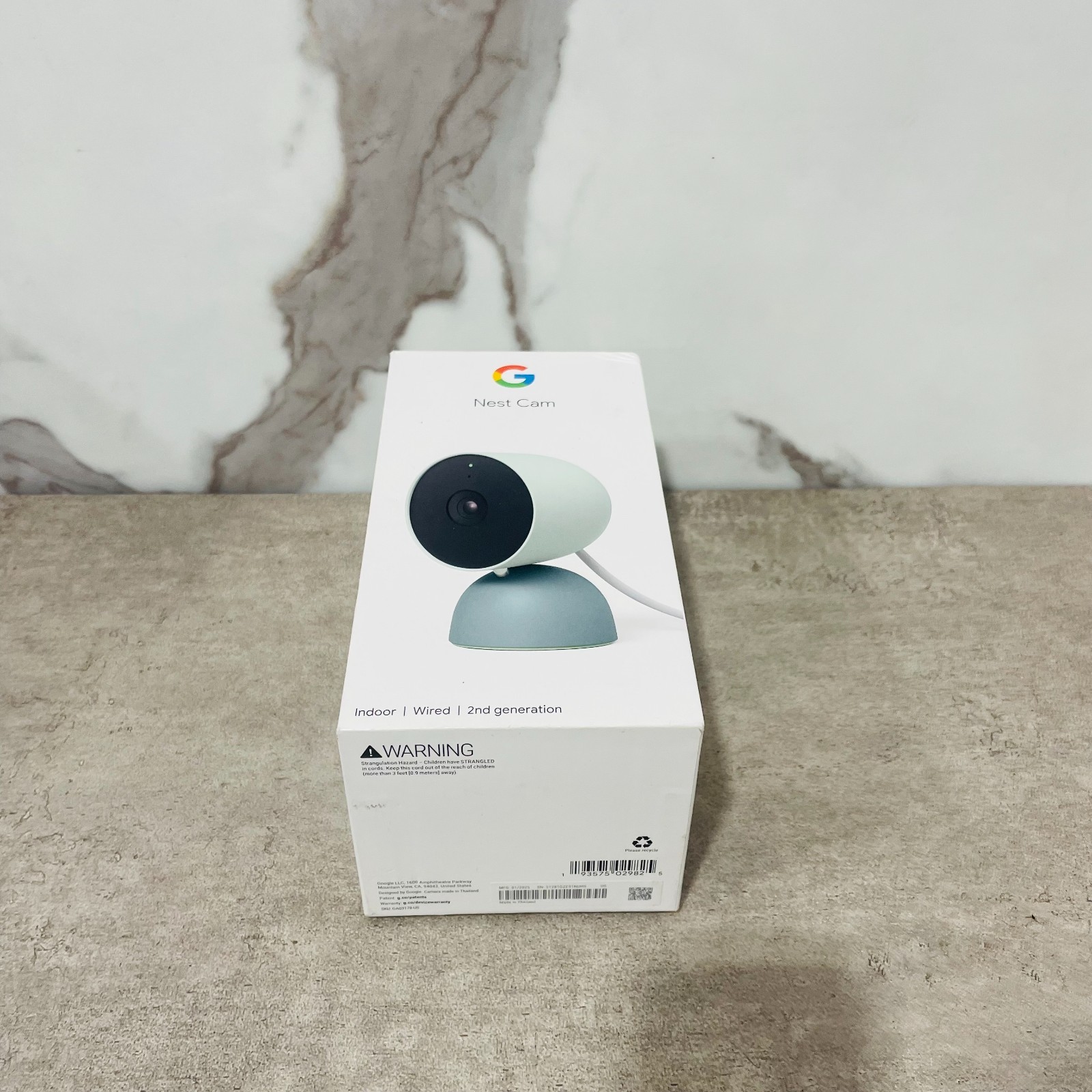 Google Nest Security Cam (Wired) - 2nd Generation - 1080p, Motion Only