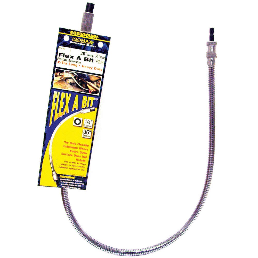EAZYPOWER 73630 Flexible Extension,1/4",1/4",36" 9AT49