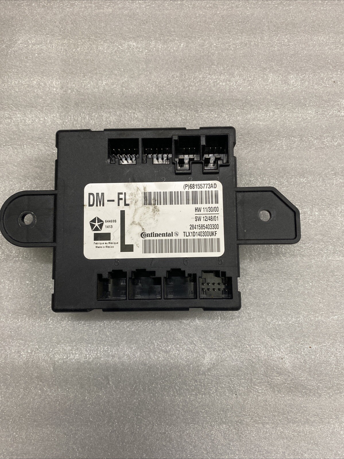 13-16 Ram 1500 Front Left LH Door Control Module (68155773AD) OEM